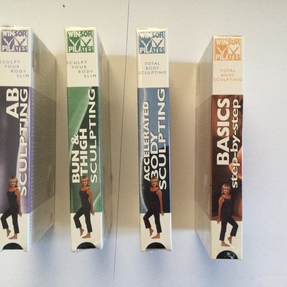 4 Winsor Pilate body sculpting VHS tapes new sealed - Picture 2 of 3